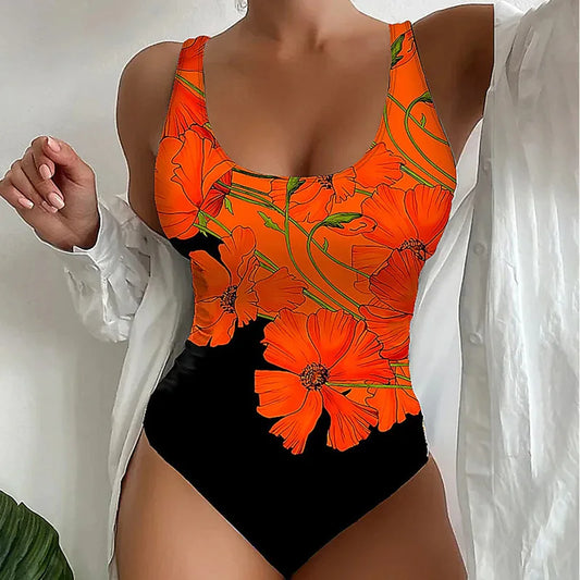Floral Push Up One Piece