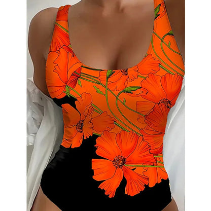 Floral Push Up One Piece