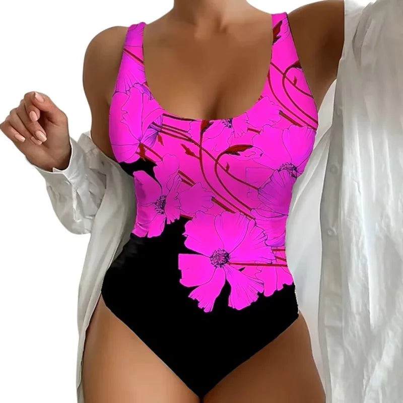 Floral Push Up One Piece