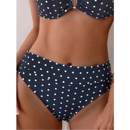 Dot High Waist Bikini Set